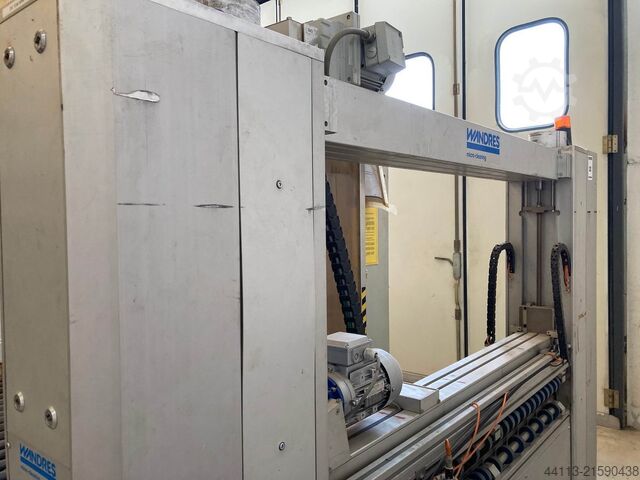BÜRSTENMASCHINE + BREITBANDSCHLEIFMASCHI WANDRES CH 29 M/900/1300 + BI 99 DS/3/1300 + HSC