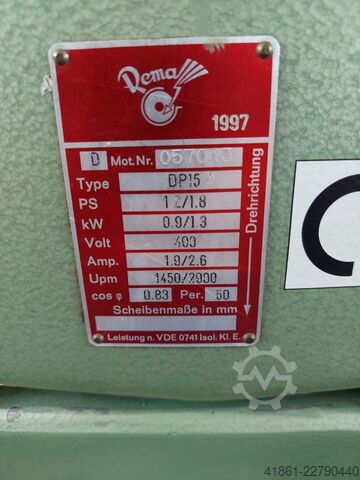 Band + Polierschleifmaschine REMA DP 15