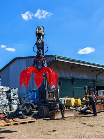 Orange Peel Scrap Grapple Multi Tine Mikron Hidrolik MHG5