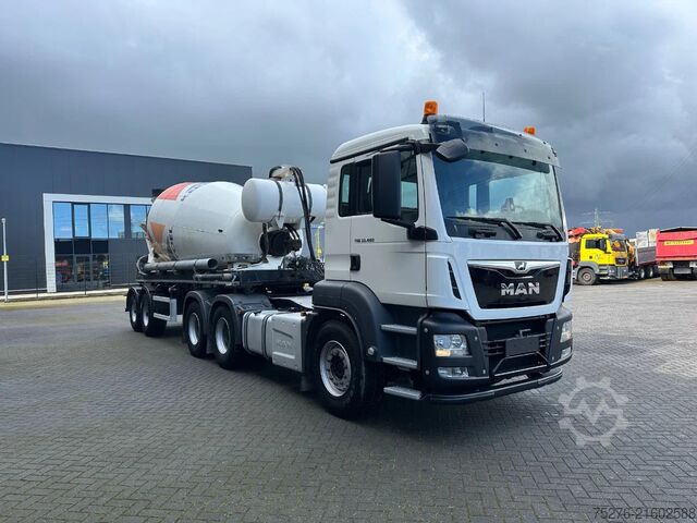 Mixer MAN TGS 33.460 6x4 +Mixeroplegger 12 m3 Euro 6