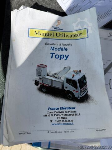 Truck-mounted work platform NISSAN Cabstar 32.12 Topy 11 Arbeitsbühne /11 Meter