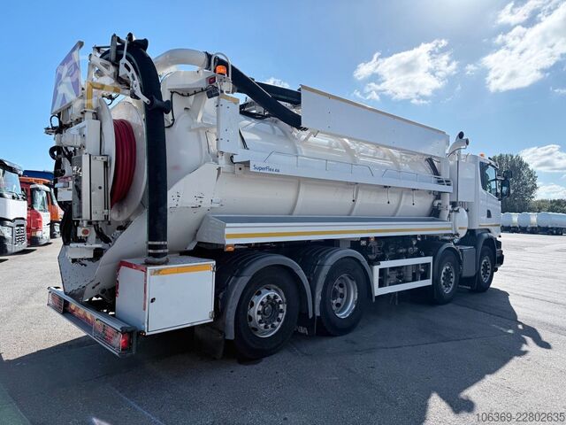 Saugwagen SCANIA G450 8x2*6 Hvidtved Larsen SuperFlex 414 6" JHL