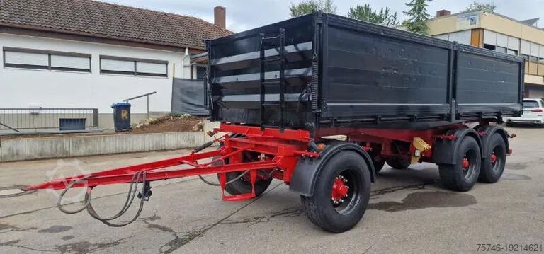 Tipper Reisch 3- Achs 3-Seiten 20 m³ Kippanhänger Alu/Stahl 3...