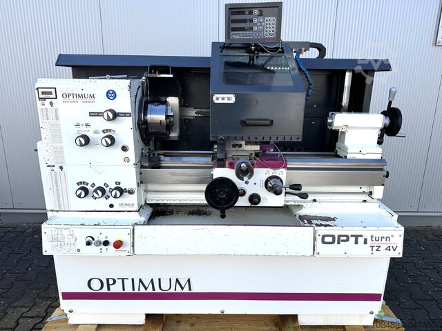 Leit-/Zugspindeldrehmaschine/Optimum OPTIMUM OPTIturn TZ 4V