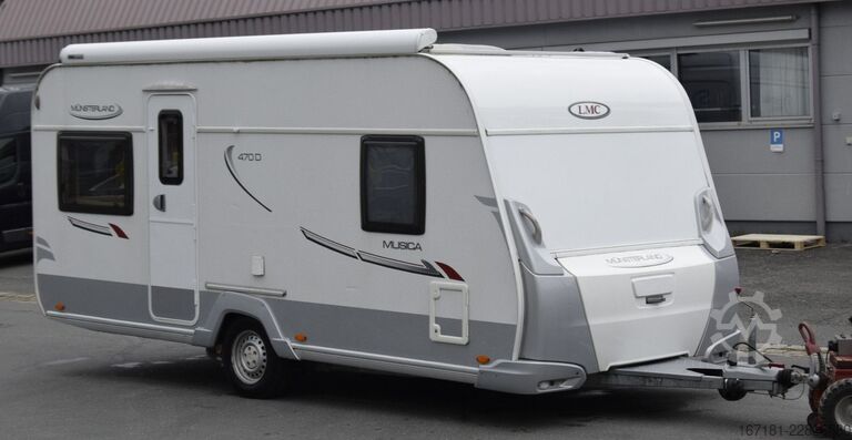 Wohnwagen LMC Musica 470 D mit Mover und Markise
