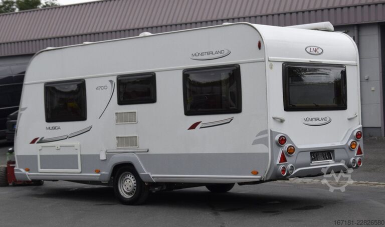 Wohnwagen LMC Musica 470 D mit Mover und Markise