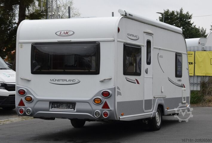 Wohnwagen LMC Musica 470 D mit Mover und Markise