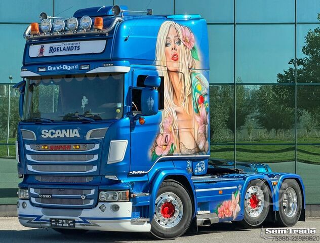 Standard SZM SCANIA R520 V8 EURO 6 KING FULL AIR RETARDER PARK AIRCO