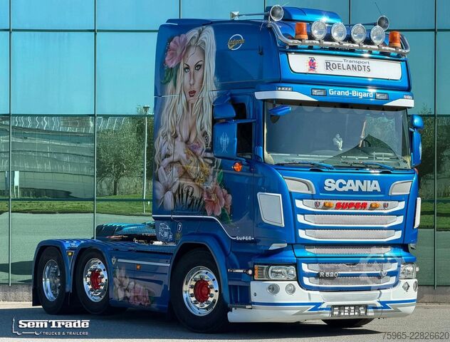 Standard SZM SCANIA R520 V8 EURO 6 KING FULL AIR RETARDER PARK AIRCO