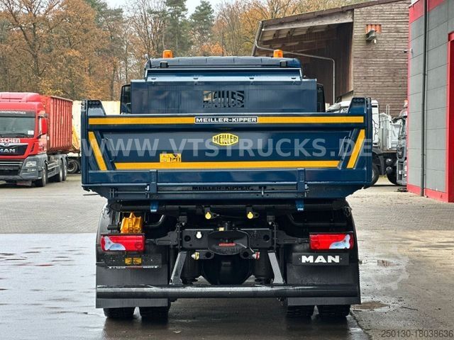 Three-sided tipper truck MAN TGM 15.320 4x2 Blatt-Luft Meiller-Aufbau +NEU+