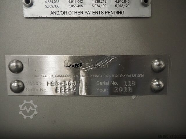 Fleischverarbeitungsmaschine JBT Stein HSB-600