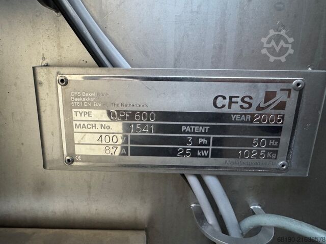 Vorbemehler CFS OptiFlour preduster OPf600