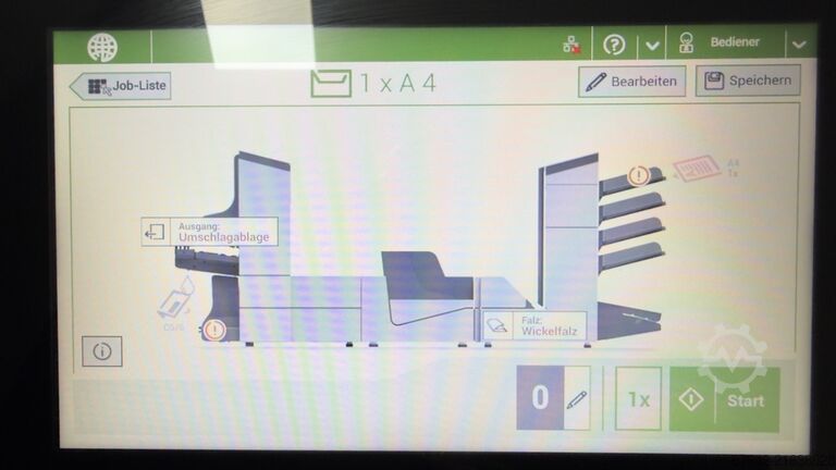 Envelope inserting machine Francotyp-Postalia FPI670