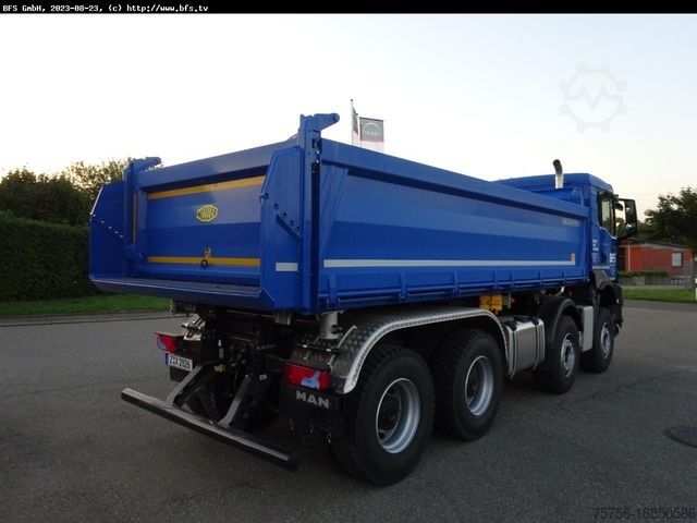 Dreiseitenkipper LKW MAN TGS (TG3) 35.520 8x4 BB CH Bordmatik links, 3-Se