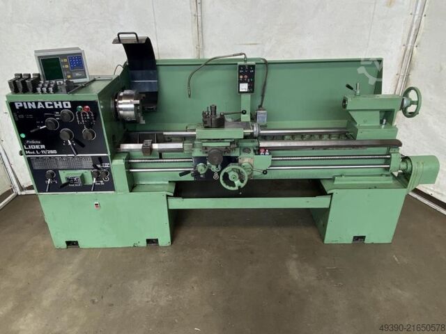L + Z Drehmaschine mit Digitalanzeige / Ø 520 x 1500 mm, Drehbank PINACHO L-11/260