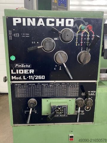 L + Z Drehmaschine mit Digitalanzeige / Ø 520 x 1500 mm, Drehbank PINACHO L-11/260