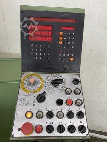 Univ. Werkzeugfräsmaschine mit HEIDENHAIN TNC 131, Universal Fräsmaschine MAHO MH 600 P