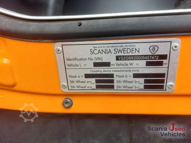 LKW mit Pritsche (offen) Scania G 410 LB6x2*4MNA Pritsche HMF 2120-4 Heckkran