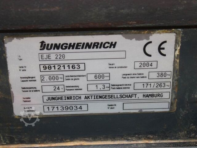Niederhubwagen Jungheinrich EJE 220