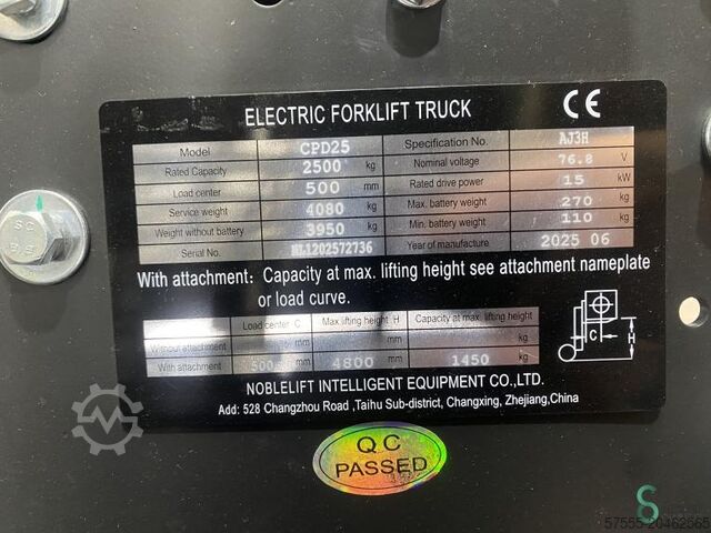 Forklift Noblelift CPD25-AF1H