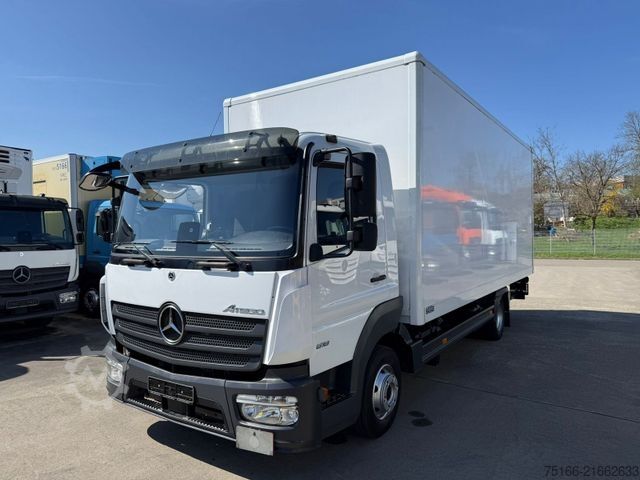Transporter mit Koffer MERCEDES-BENZ ATEGO 818 L Koffer 6,10 m LBW 1 to.*AHK*EURO 6 E