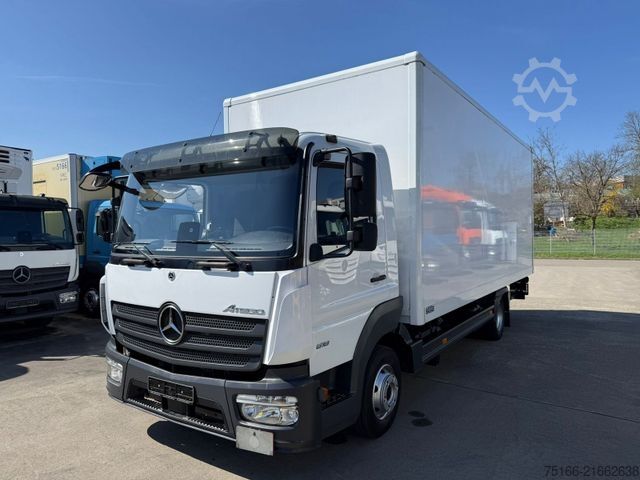 Transporter mit Koffer MERCEDES-BENZ ATEGO 818 L Koffer 6,10 m LBW 1 to.*AHK*EURO 6 E