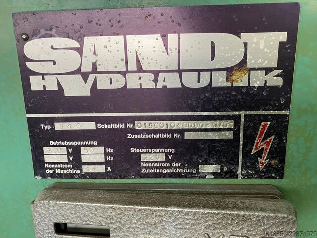 Hydraulic Double Column Press – 50 Tonne Sandt Hydraulik 540
