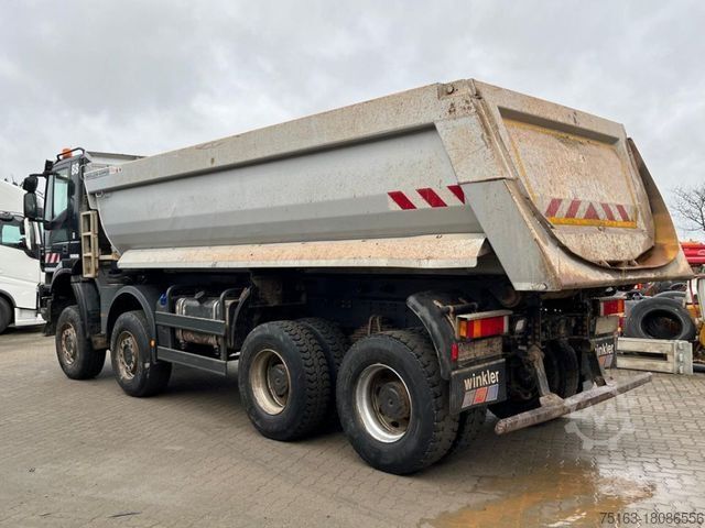 Tipper truck IVECO TRACKER AD450TW 4 Achs Muldenkipper Meiller