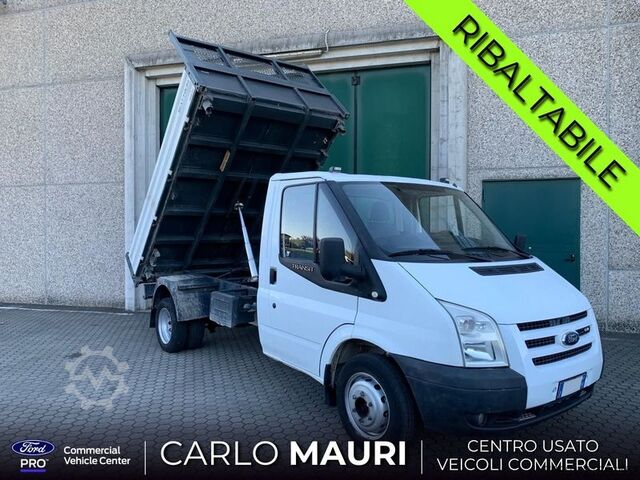 Transporter mit Kipper Ford Transit 350 - Ribaltabile Trilaterale