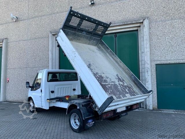 Transporter mit Kipper Ford Transit 350 - Ribaltabile Trilaterale