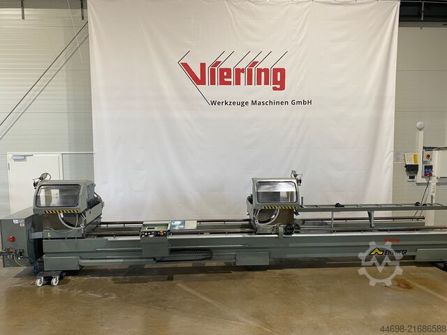 Double mitre saw for aluminium profiles Emmegi Twin Libra