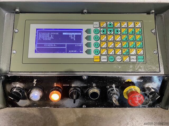 Double mitre saw for aluminium profiles Emmegi Twin Libra