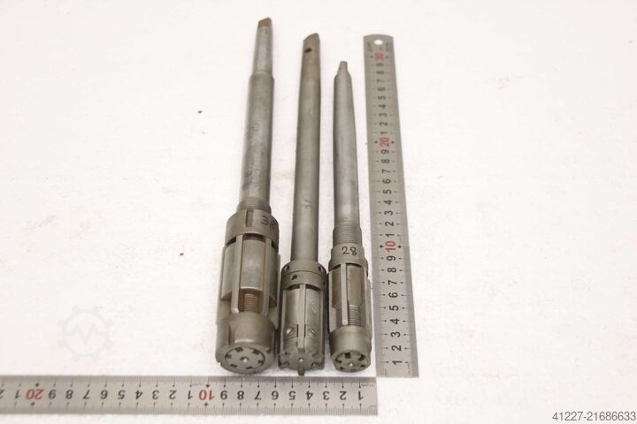 Maschinenreibahlen MK2 3 Stück Kahaco Ø 28/30/38 mm einstellbar