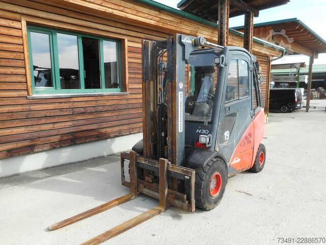 Gabelstapler Linde H30D-01 Triplex + SS + Klima