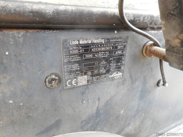 Gabelstapler Linde H30D-01 Triplex + SS + Klima