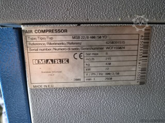 Screw compressor Mark MSB 22