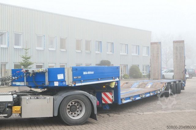 Tieflader-Sattelauflieger MÜLLER-MITTELTAL TTS-VLL 30,0 Profi, Gelenkt, hydr. Rampen, BPW