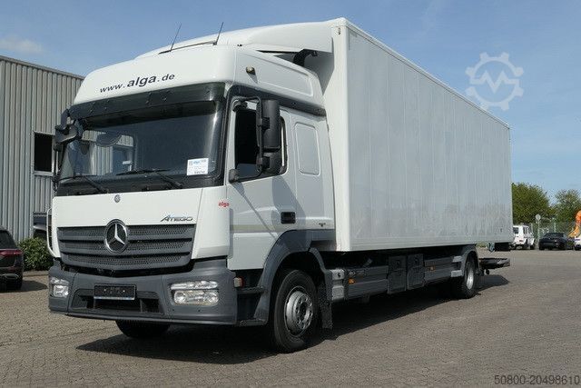 LKW mit Kofferaufbau MERCEDES-BENZ 1224 L Atego 4x2, Möbel, LBW, Klima, Schlafliege