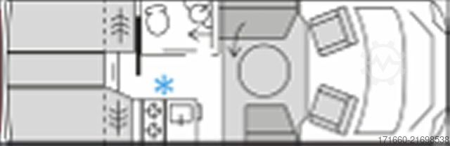 Teilintegriertes Wohnmobil BÜRSTNER Signature SFT 7.0 3,5t, Markise, RFK, Smart TV