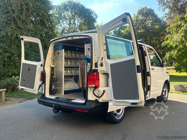 Kastenwagen VW T6.1 SORTIMO REGALS. DACHTRÄ. KLIMA AHK 1.HAND