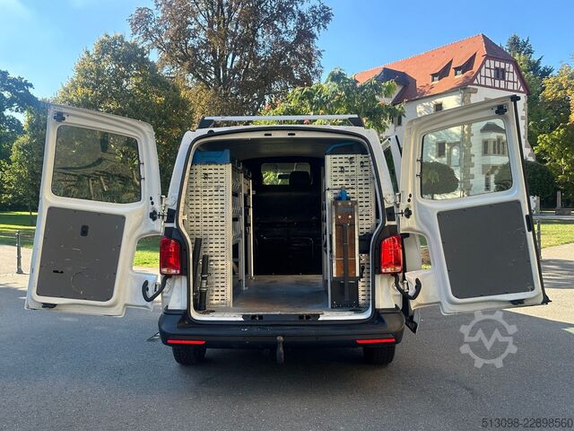 Kastenwagen VW T6.1 SORTIMO REGALS. DACHTRÄ. KLIMA AHK 1.HAND