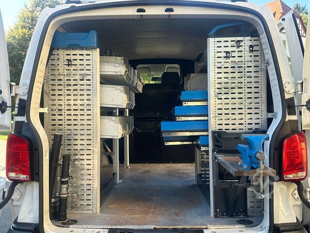 Kastenwagen VW T6.1 SORTIMO REGALS. DACHTRÄ. KLIMA AHK 1.HAND