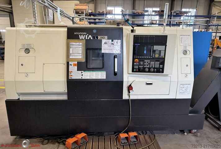 CNC Drehmaschine mit C-Achse HYUNDAI WIA L280