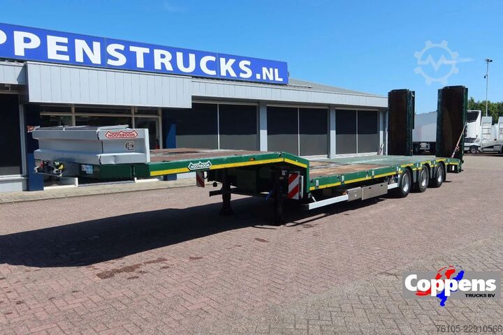 Semi low loader Nooteboom Semidieplader + Hydraulisch Rampen