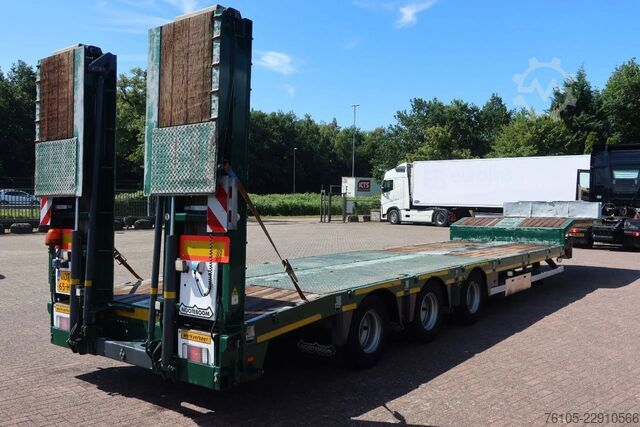 Semi low loader Nooteboom Semidieplader + Hydraulisch Rampen