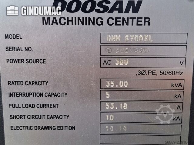 DOOSAN DNM 6700 XL DOOSAN DNM 6700 XL
