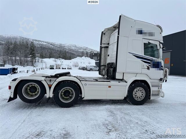 Standard tractor Scania R730 6x2 tractor unit w/ hydraulics. WATCH VIDEO.
