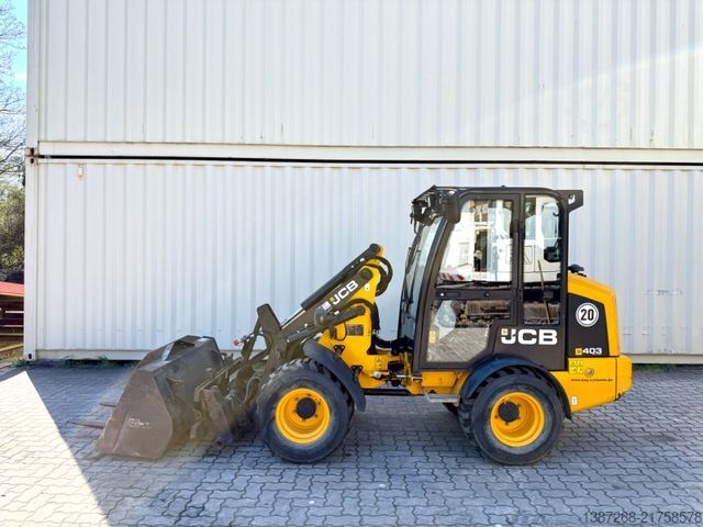 Radlader JCB 403 / 980 Stunden / Schaufel + Gabel