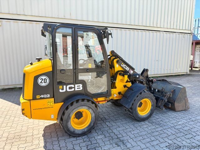 Radlader JCB 403 / 980 Stunden / Schaufel + Gabel