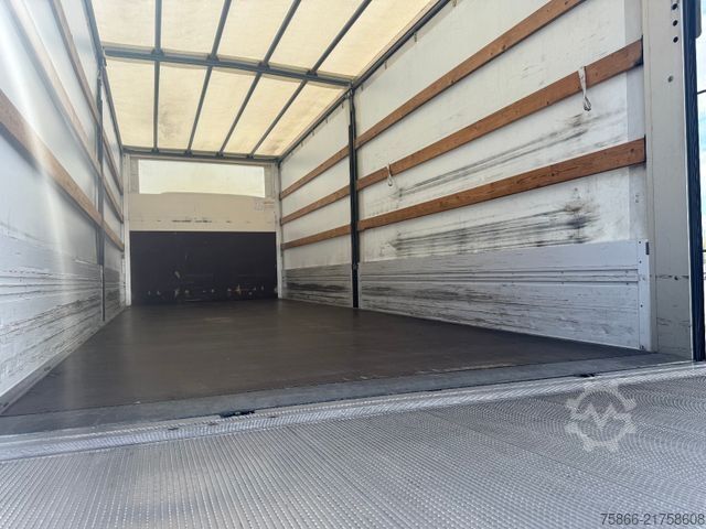 LKW mit Pritsche & Plane IVECO 140E28 Eurocargo LBW Bär 1,5to orig.56.282km AHK